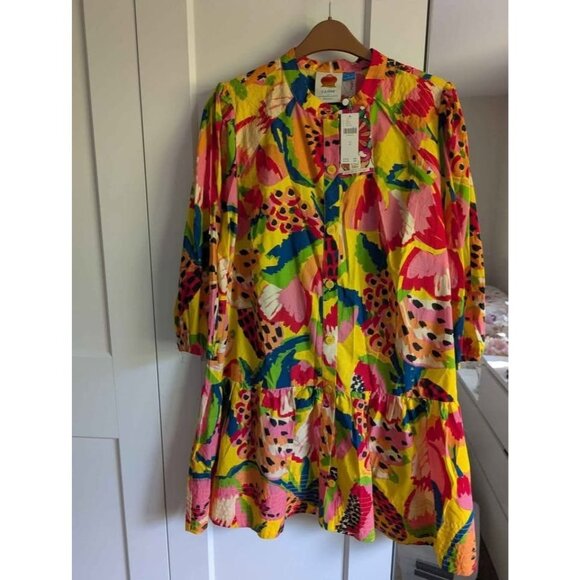 BNWT, Farm Rio Vibrant eye-catching dress, size M - Picture 4 of 4